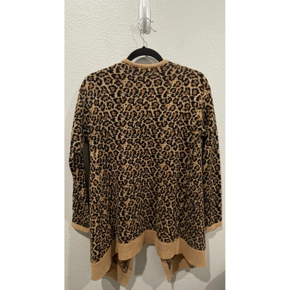 ADAM LEVINE Leopard Print Cardigan - Picture 4 of 4